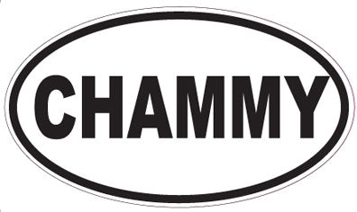 CHAMMY - Oval Sticker