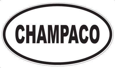 CHAMPACO - Oval Magnet