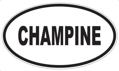 CHAMPINE - Oval Magnet
