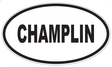 CHAMPLIN - Oval Sticker