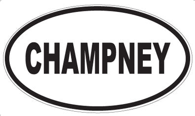 CHAMPNEY - Oval Magnet
