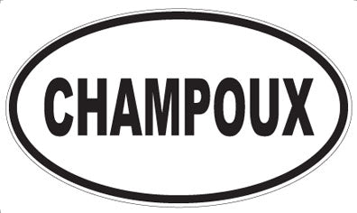 CHAMPOUX - Oval Magnet