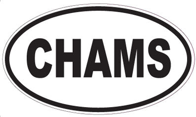 CHAMS - Oval Magnet
