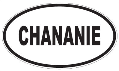 CHANANIE - Oval Sticker
