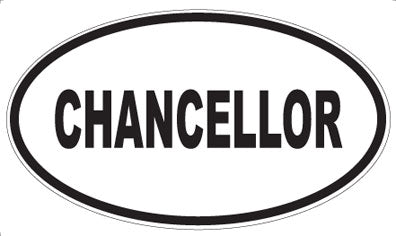 CHANCELLOR - Oval Magnet