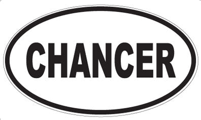 CHANCER - Oval Sticker
