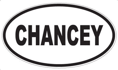 CHANCEY - Oval Magnet