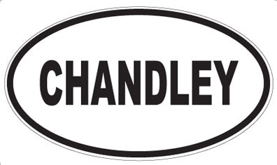 CHANDLEY - Oval Sticker