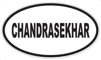 CHANDRASEKHAR - Oval Magnet
