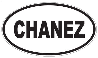 CHANEZ - Oval Magnet