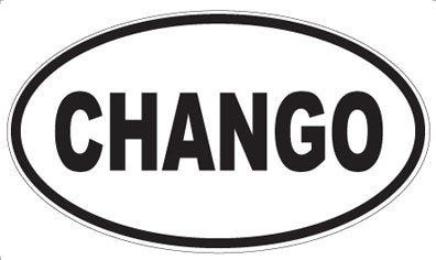 CHANGO - Oval Magnet