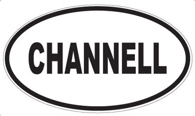 CHANNELL - Oval Magnet