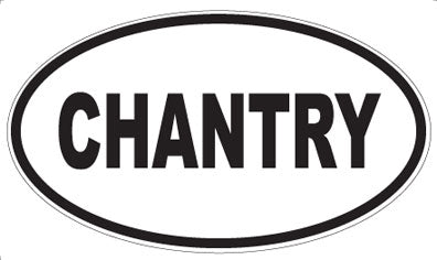 CHANTRY - Oval Sticker