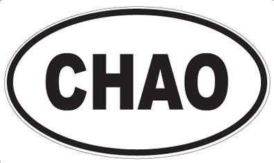 CHAO - Oval Magnet