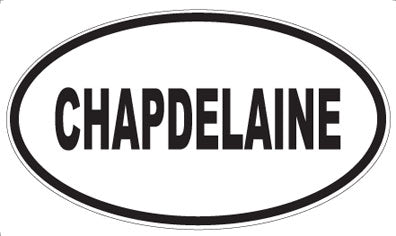 CHAPDELAINE - Oval Magnet