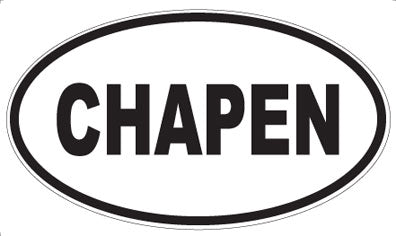 CHAPEN - Oval Sticker