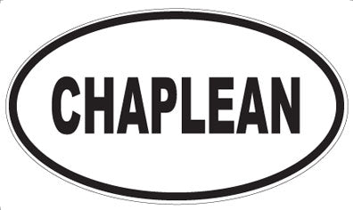 CHAPLEAN - Oval Sticker