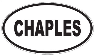 CHAPLES - Oval Magnet