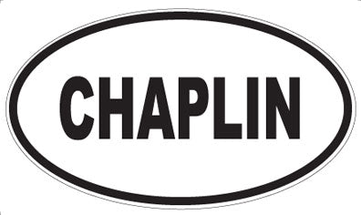CHAPLIN - Oval Magnet