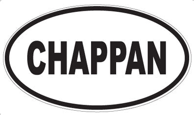 CHAPPAN - Oval Magnet
