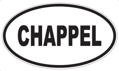 CHAPPEL - Oval Magnet