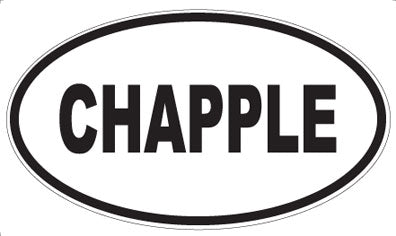 CHAPPLE - Oval Magnet