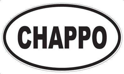 CHAPPO - Oval Magnet