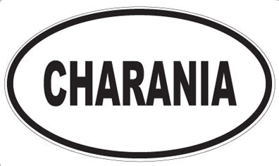 CHARANIA - Oval Sticker