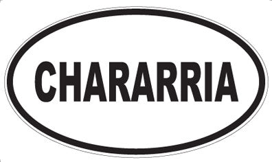 CHARARRIA - Oval Magnet