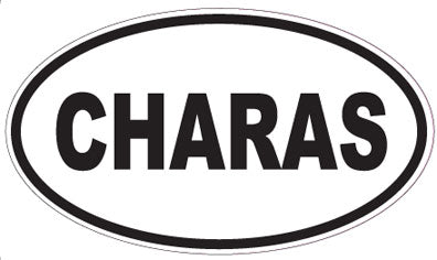 CHARAS - Oval Sticker