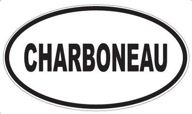 CHARBONEAU - Oval Magnet