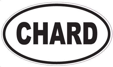 CHARD - Oval Magnet