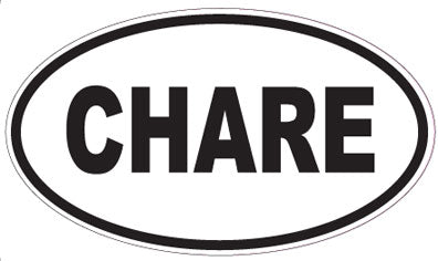 CHARE - Oval Magnet