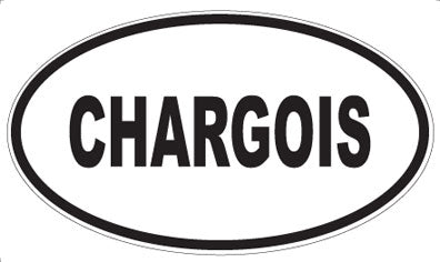 CHARGOIS - Oval Magnet
