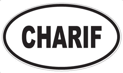 CHARIF - Oval Magnet
