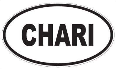 CHARI - Oval Magnet