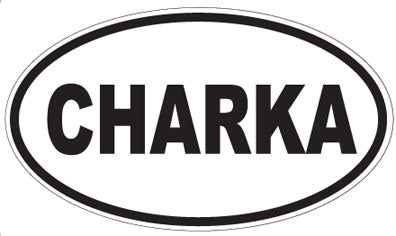 CHARKA - Oval Sticker