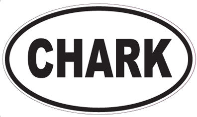CHARK - Oval Magnet