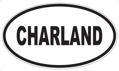 CHARLAND - Oval Sticker