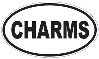 CHARMS - Oval Sticker