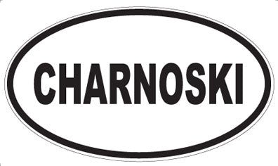 CHARNOSKI - Oval Magnet