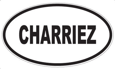 CHARRIEZ - Oval Magnet