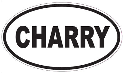 CHARRY - Oval Sticker