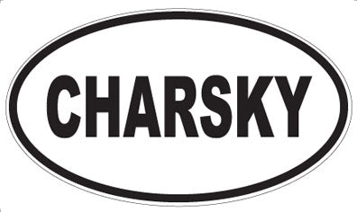CHARSKY - Oval Magnet