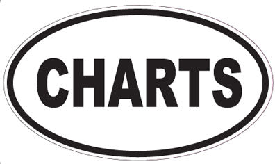 CHARTS - Oval Sticker