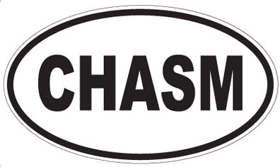 CHASM - Oval Magnet