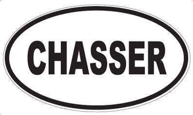 CHASSER - Oval Magnet
