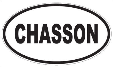 CHASSON - Oval Magnet