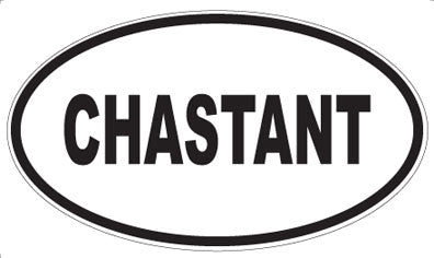 CHASTANT - Oval Magnet