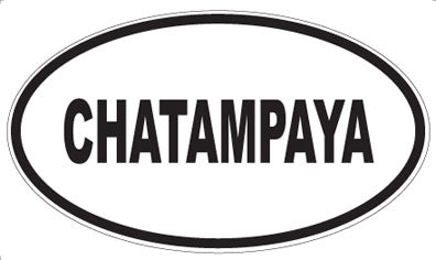 CHATAMPAYA - Oval Magnet